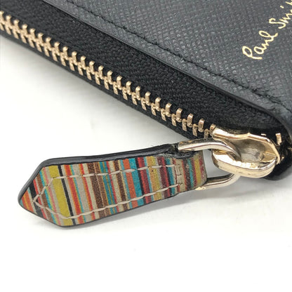 Paul Smith | ポール・スミス ジップストローグレイン ラウンドファスナー長財布 長財布 ブラック【倉吉店】【代金引換不可・日時指定不可】【ポスト投函】