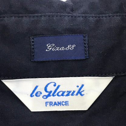 LE GLAZIK | ルグラジック ラウンドカラー長袖シャツ 長袖シャツ JL-3299 ネイビー サイズ：36【倉吉店】