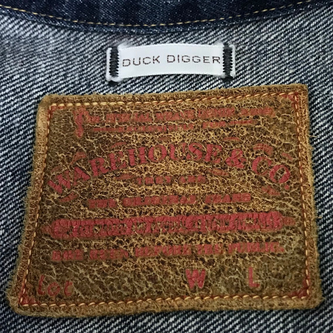 WARE HOUSE | ウェアハウス DUCK DIGGER/1st デニムジャケット デニム DD-2001 インディゴ サイズ：46【倉吉店】