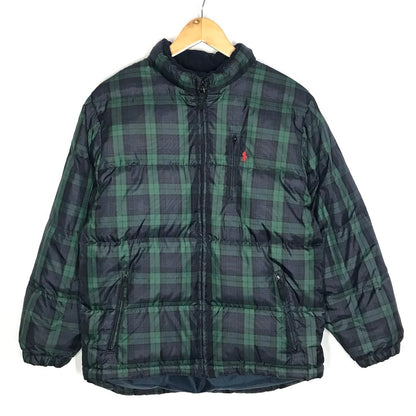 POLO RALPH LAUREN | ポロ・ラルフローレン チェック柄 サイズ：キッズ160 ダウンジャケット 3352-1650 グリーン【倉吉店】