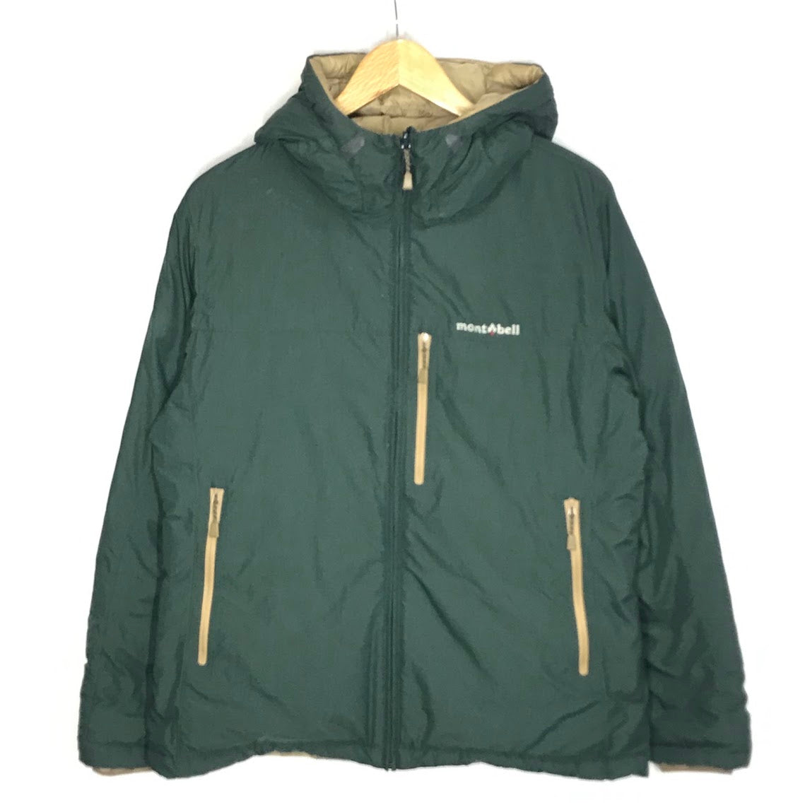 mont-bell | モンベル コロラドパーカ リバーシブル ダウンジャケット 1101479 グリーン×ベージュ サイズ：XL【倉吉店】
