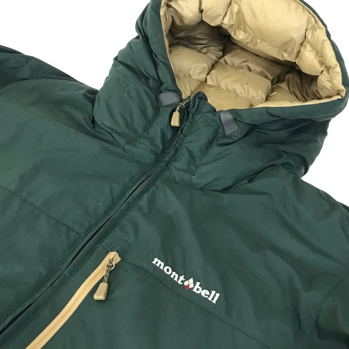 mont-bell | モンベル コロラドパーカ リバーシブル ダウンジャケット 1101479 グリーン×ベージュ サイズ：XL【倉吉店】