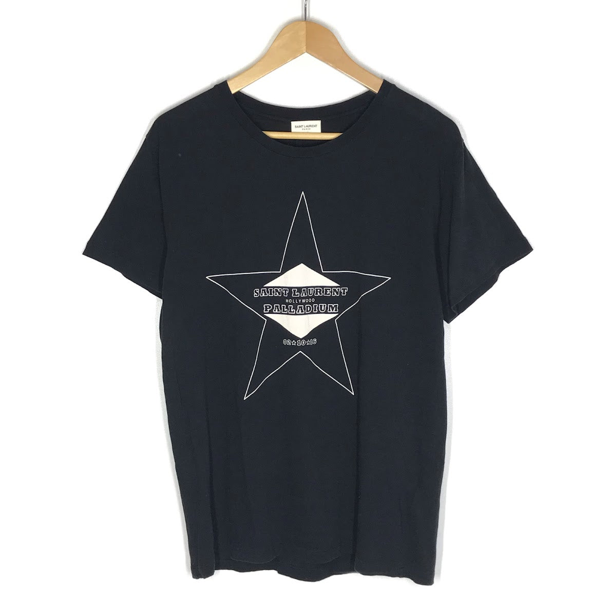 SAINT LAURENT | サンローラン 16AW エディ期 パラディウム スター Tシャツ 半袖Ｔシャツ UP53 2016 00159 ブラック サイズ：M【倉吉店】