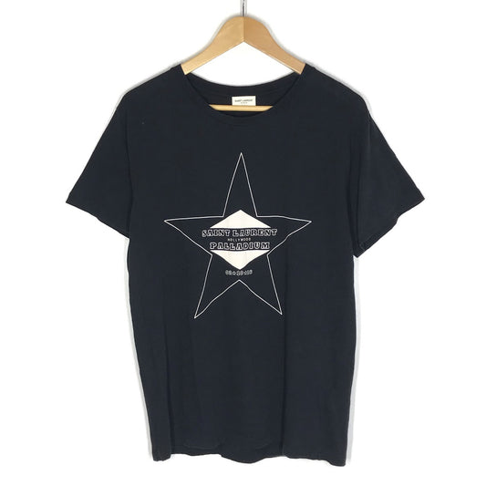 SAINT LAURENT | サンローラン 16AW エディ期 パラディウム スター Tシャツ 半袖Ｔシャツ UP53 2016 00159 ブラック サイズ：M【倉吉店】