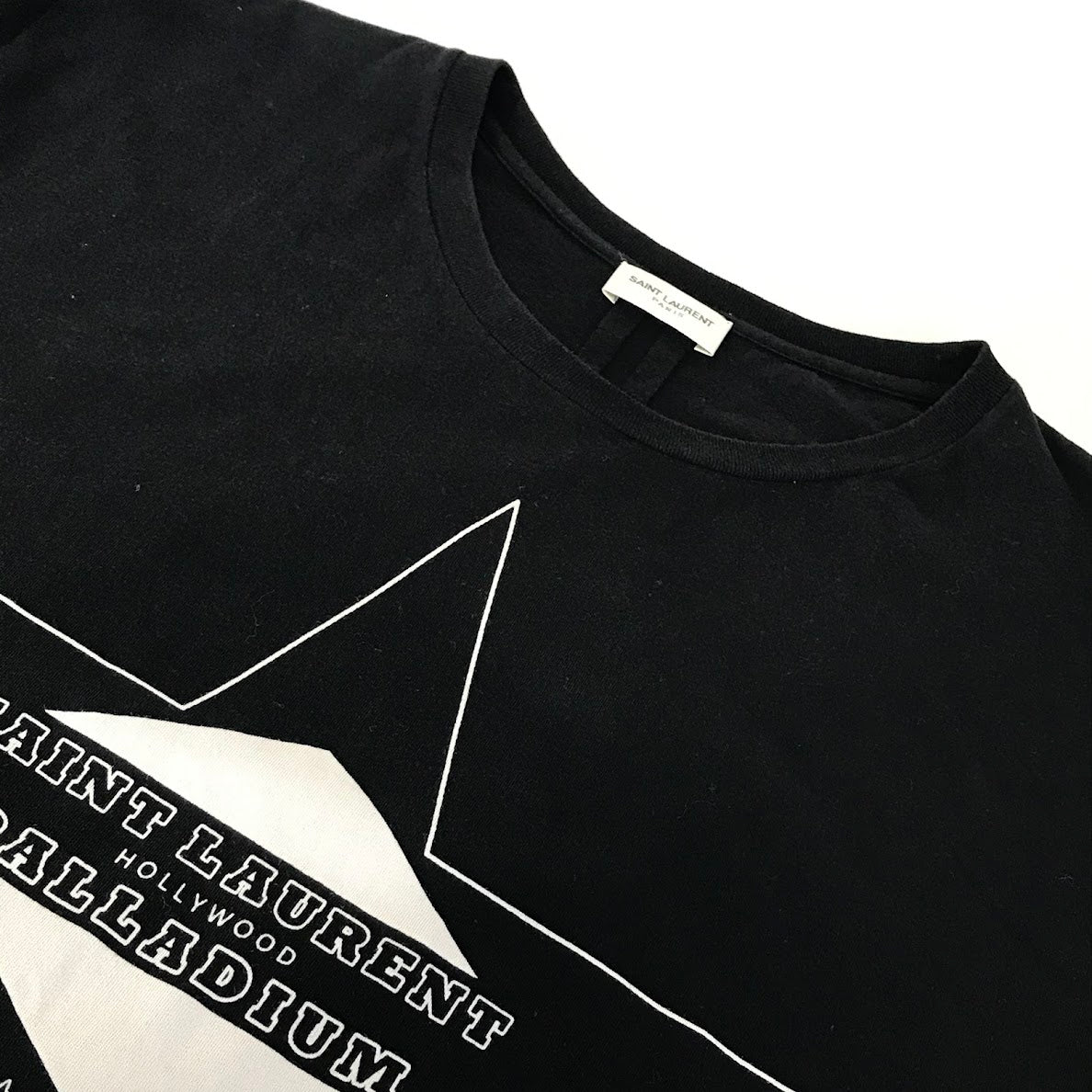 SAINT LAURENT | サンローラン 16AW エディ期 パラディウム スター Tシャツ 半袖Ｔシャツ UP53 2016 00159 ブラック サイズ：M【倉吉店】