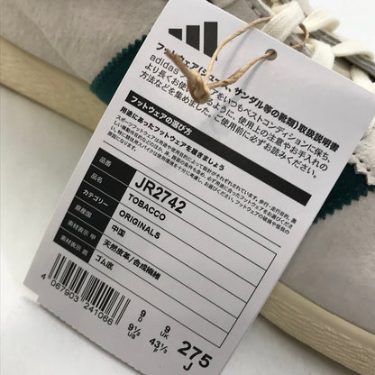adidas Originals | アディダスオリジナルス Tobacco スニーカー JR2742 ホワイト×カレッジグリーン 27.5cm【倉吉店】