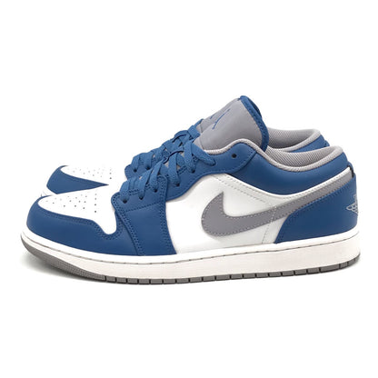 NIKE | ナイキ AIR JORDAN 1 LOW TRUE BLUE エアジョーダン1 スニーカー 553558-412 ブルー 28.5cm【倉吉店】