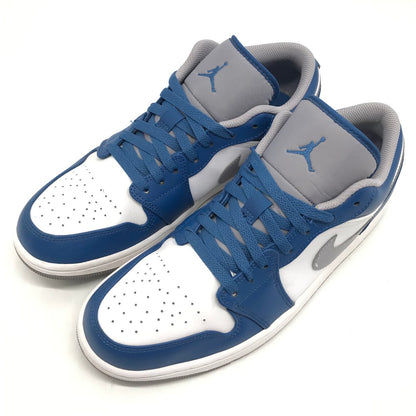 NIKE | ナイキ AIR JORDAN 1 LOW TRUE BLUE エアジョーダン1 スニーカー 553558-412 ブルー 28.5cm【倉吉店】