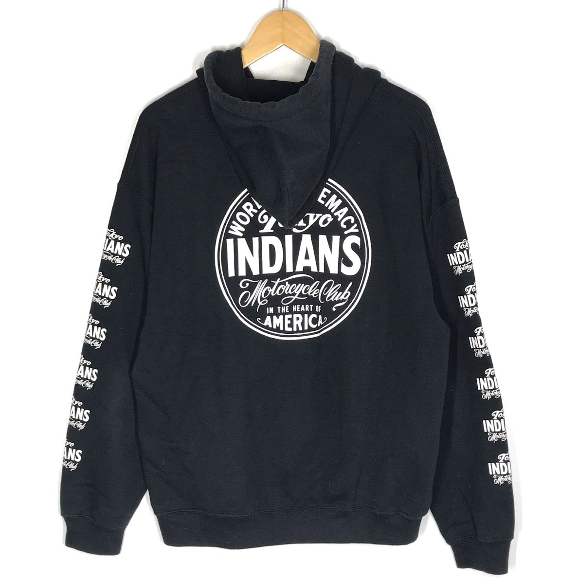 TOKYO INDIANS MC｜東京インディアンズモーターサイクル　プルオーバーパーカー パーカー ブラック サイズ：L【倉吉店】