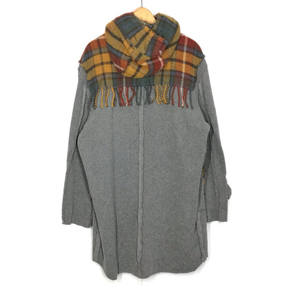 AKA SIX｜エーケーエーシックス FRAGMENT DESIGN DUFFALO COAT ダッフルコート グレー×チェック サイズ：M【倉吉店】