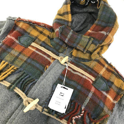 AKA SIX｜エーケーエーシックス FRAGMENT DESIGN DUFFALO COAT ダッフルコート グレー×チェック サイズ：M【倉吉店】
