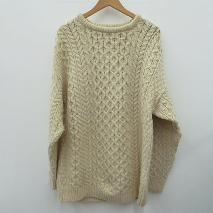 VINTAGE衣料 | ヴィンテージイリョウ Clady Knit ｱｲﾙﾗﾝﾄﾞ製 ニット アイボリー サイズ：XXL【瀬戸大橋店】