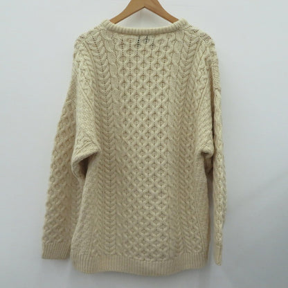 VINTAGE衣料 | ヴィンテージイリョウ Clady Knit ｱｲﾙﾗﾝﾄﾞ製 ニット アイボリー サイズ：XXL【瀬戸大橋店】