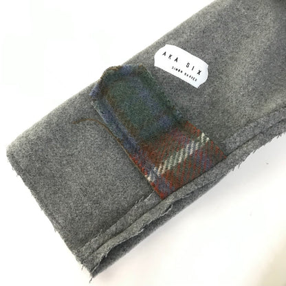 AKA SIX｜エーケーエーシックス FRAGMENT DESIGN DUFFALO COAT ダッフルコート グレー×チェック サイズ：M【倉吉店】