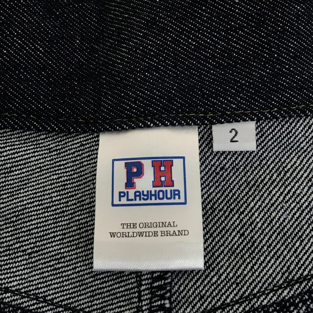 PLAYHOUR｜プレイアワー デニムバギーパンツ デニムパンツ インディゴ サイズ：2【倉吉店】
