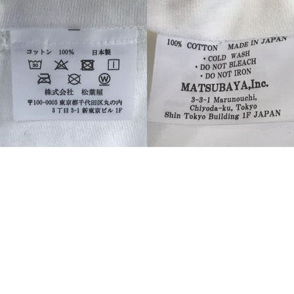 TRADMAN'S TOKYO｜トラッドマンズ トウキョウ BONSAI 盆栽 半袖Ｔシャツ ホワイト サイズ：XL【倉吉店】【代金引換不可・日時指定不可】【ポスト投函】