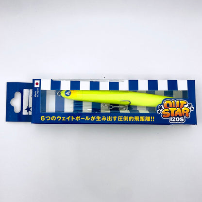 【フィッシング/釣り/釣具/ルアー】BLUE BLUE | ブルーブルー BlueBlue ブルーブルー OUTSTAR アウトスター 120S / #04 マットチャート【倉吉店】【代金引換不可・日時指定不可】【ポスト投函】