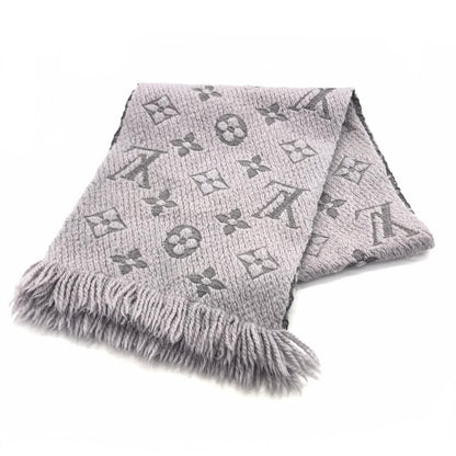 LOUIS VUITTON | ルイ・ヴィトン エシャルプ ロゴマニア/フリンジマフラー マフラー M74742 グレー【倉吉店】