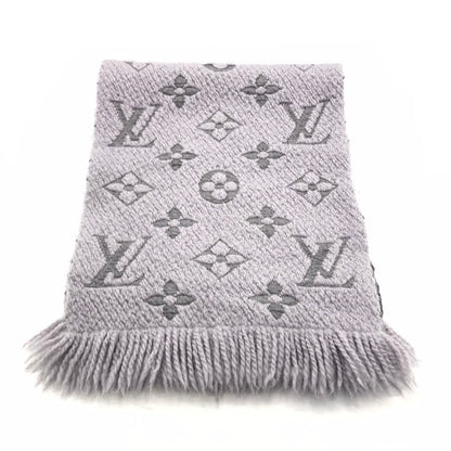 LOUIS VUITTON | ルイ・ヴィトン エシャルプ ロゴマニア/フリンジマフラー マフラー M74742 グレー【倉吉店】