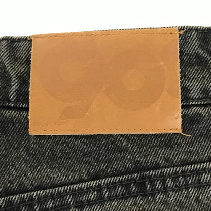 9090｜ナインティナインティ　Heisei Logo Wide Tuck Denim Pants デニムパンツ NN1809 ブラック サイズ：L【倉吉店】