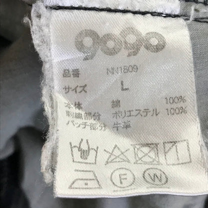 9090｜ナインティナインティ　Heisei Logo Wide Tuck Denim Pants デニムパンツ NN1809 ブラック サイズ：L【倉吉店】
