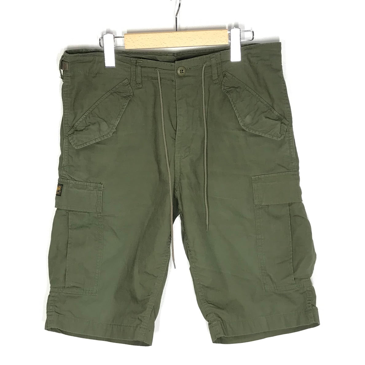 TOYS McCOY | トイズマッコイ MILITARY CROPPED CARGO クロップドカーゴトラウザーリップストップ ショートパンツ TMP1802 オリーブ サイズ：32【倉吉店】