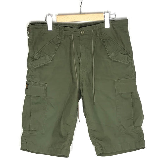 TOYS McCOY | トイズマッコイ MILITARY CROPPED CARGO クロップドカーゴトラウザーリップストップ ショートパンツ TMP1802 オリーブ サイズ：32【倉吉店】