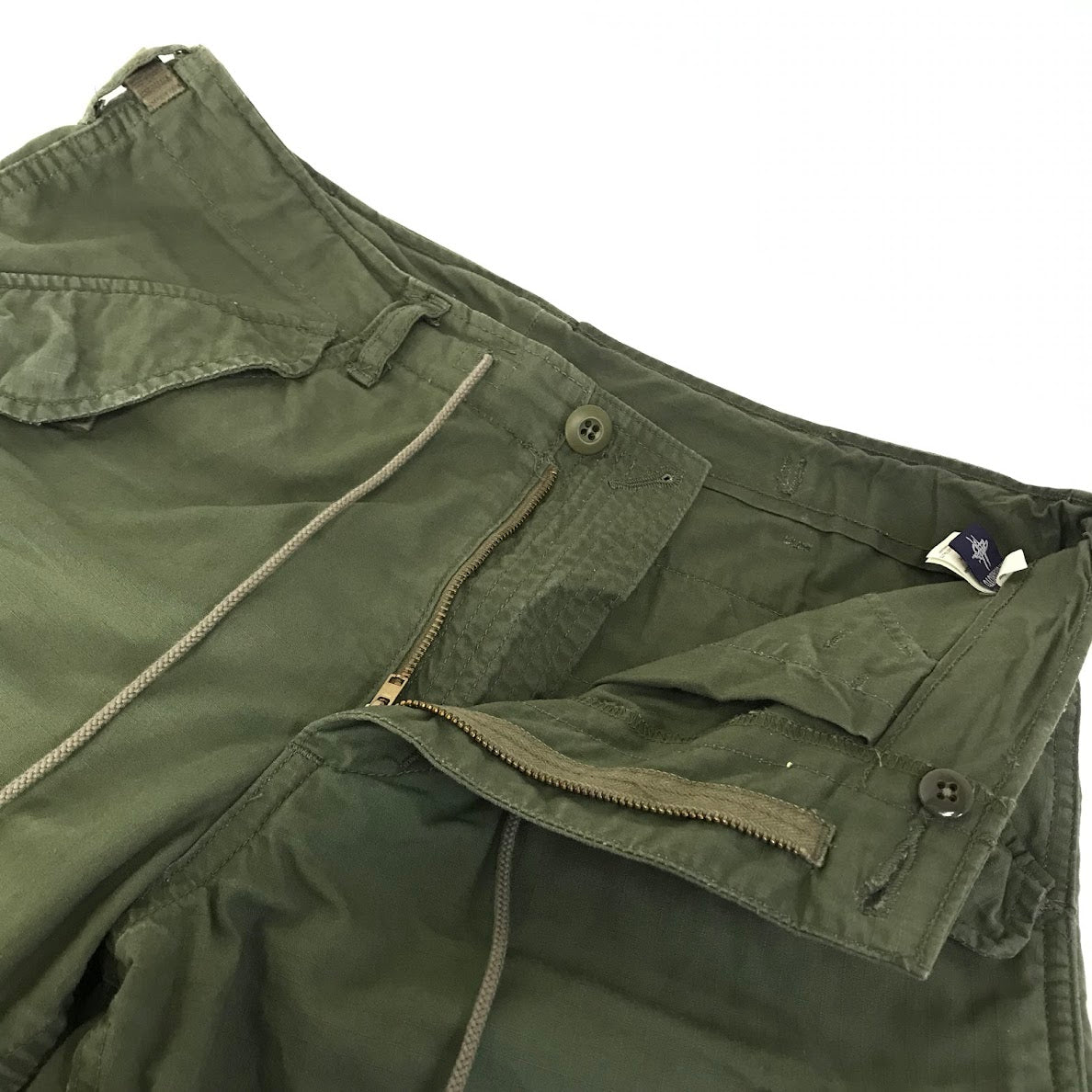 TOYS McCOY | トイズマッコイ MILITARY CROPPED CARGO クロップドカーゴトラウザーリップストップ ショートパンツ TMP1802 オリーブ サイズ：32【倉吉店】