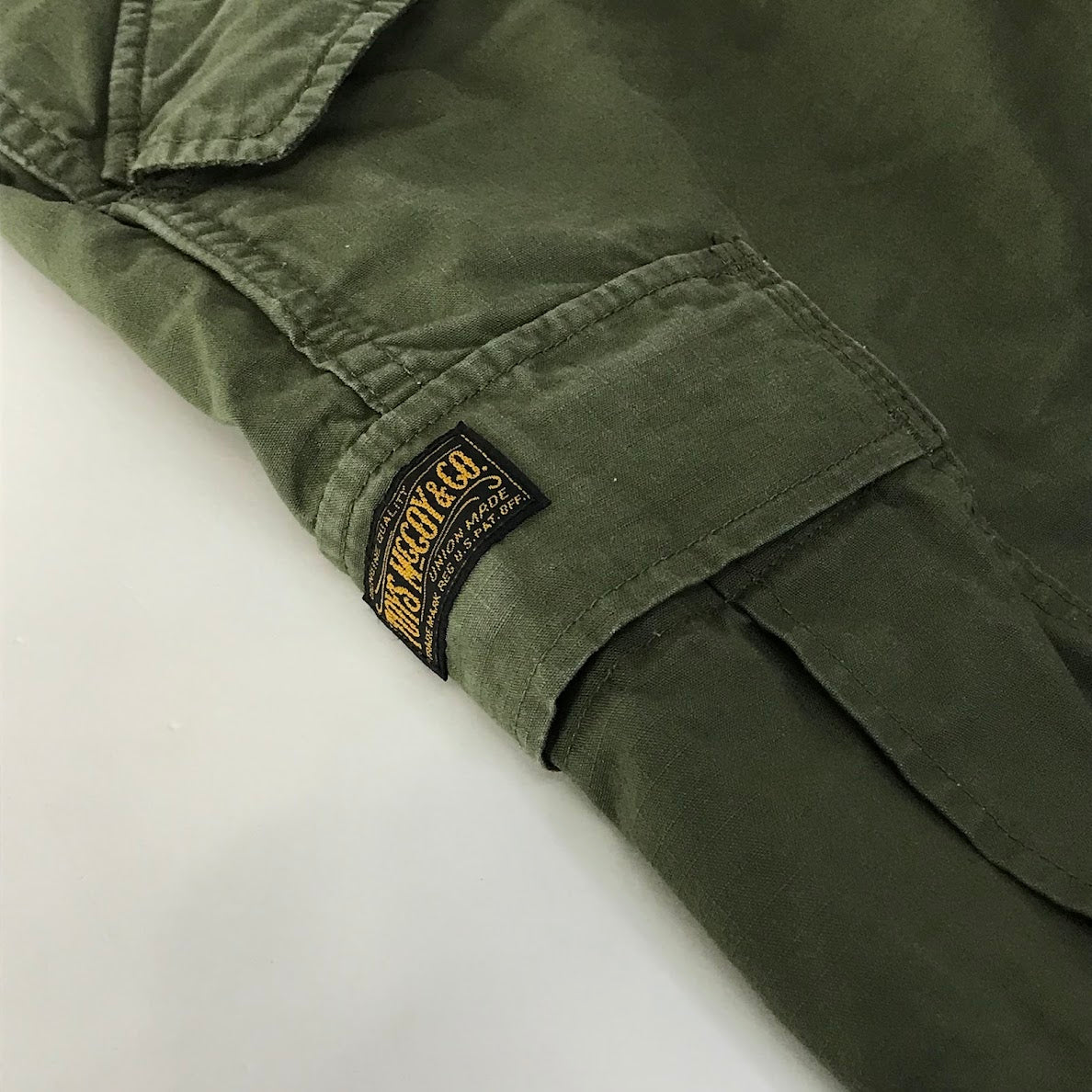 TOYS McCOY | トイズマッコイ MILITARY CROPPED CARGO クロップドカーゴトラウザーリップストップ ショートパンツ TMP1802 オリーブ サイズ：32【倉吉店】