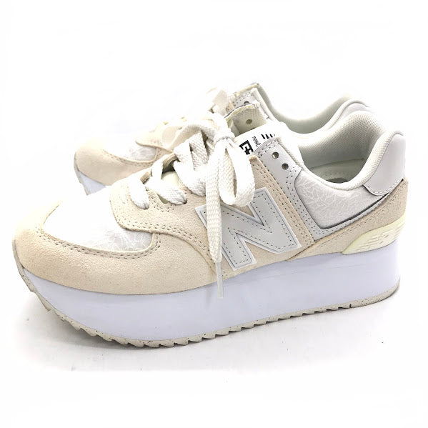 NEW BALANCE | ニューバランス スニーカー WL574ZBJ ホワイト 24.5cm【倉吉店】