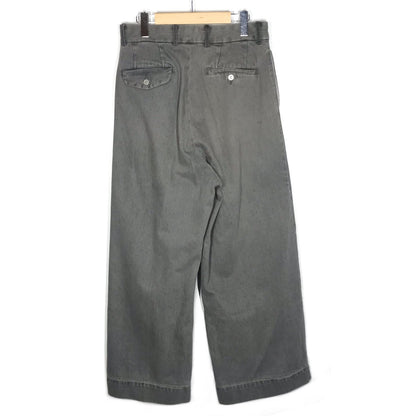 soerte｜ソエルテ　Wide straight/Flare black fade denim デニムパンツ SOSTR0822002 グレー サイズ：2【倉吉店】