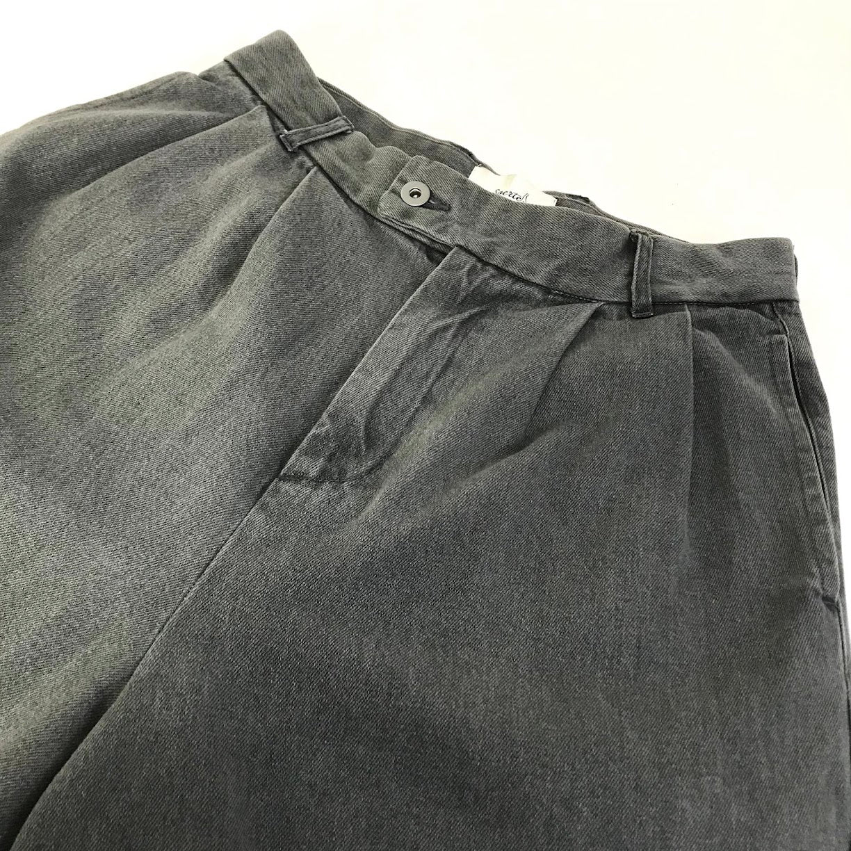soerte｜ソエルテ　Wide straight/Flare black fade denim デニムパンツ SOSTR0822002 グレー サイズ：2【倉吉店】
