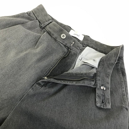 soerte｜ソエルテ　Wide straight/Flare black fade denim デニムパンツ SOSTR0822002 グレー サイズ：2【倉吉店】