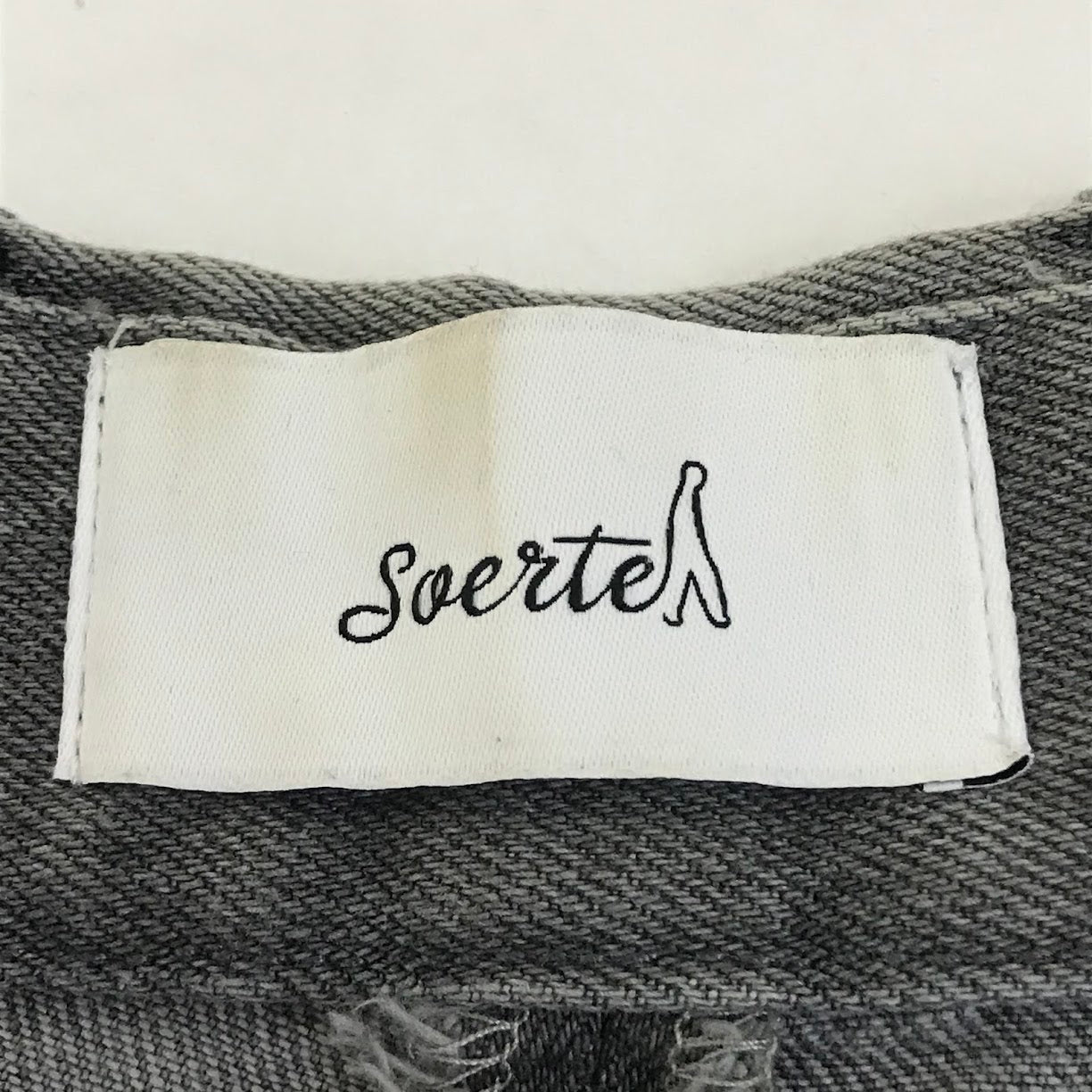 soerte｜ソエルテ　Wide straight/Flare black fade denim デニムパンツ SOSTR0822002 グレー サイズ：2【倉吉店】