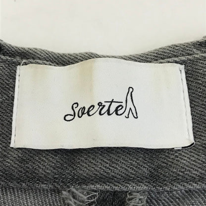 soerte｜ソエルテ　Wide straight/Flare black fade denim デニムパンツ SOSTR0822002 グレー サイズ：2【倉吉店】