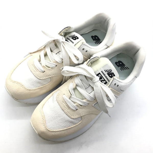 NEW BALANCE | ニューバランス スニーカー WL574ZBJ ホワイト 24.5cm【倉吉店】