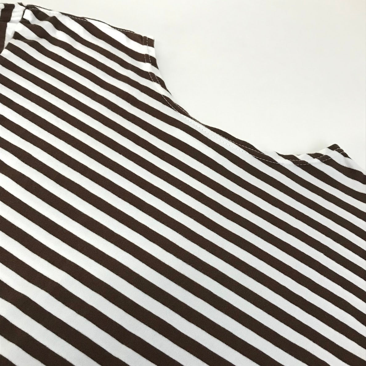 THE SHINZONE | シンゾーン MARINE BORDER LONG SLEEVE TEE ボーダー柄 長袖Ｔシャツ 24SMSCU14 ブラウン【倉吉店】【代金引換不可・日時指定不可】【ポスト投函】