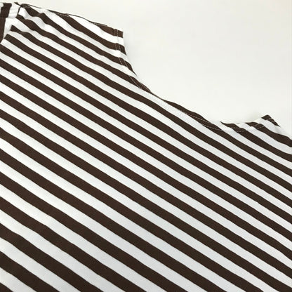 THE SHINZONE | シンゾーン MARINE BORDER LONG SLEEVE TEE ボーダー柄 長袖Ｔシャツ 24SMSCU14 ブラウン【倉吉店】【代金引換不可・日時指定不可】【ポスト投函】