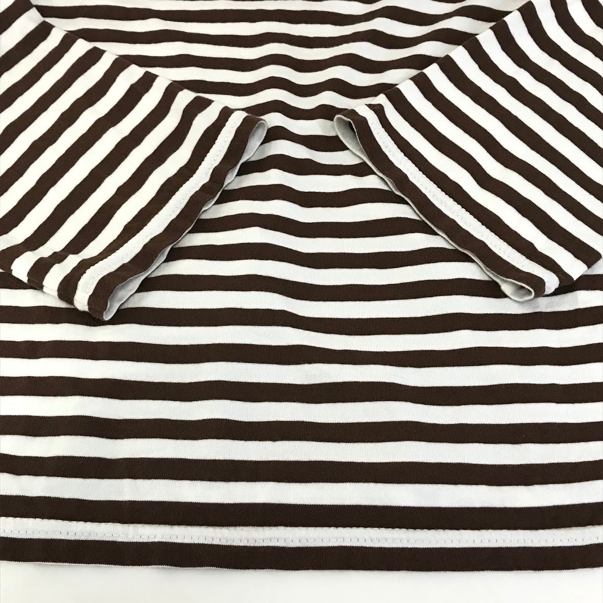 THE SHINZONE | シンゾーン MARINE BORDER LONG SLEEVE TEE ボーダー柄 長袖Ｔシャツ 24SMSCU14 ブラウン【倉吉店】【代金引換不可・日時指定不可】【ポスト投函】