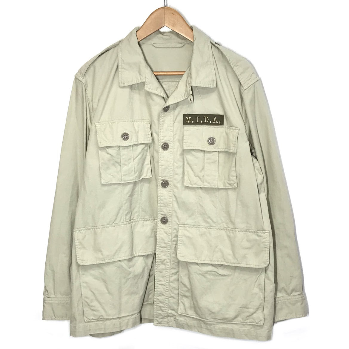 M.I.D.A | ミダ SPINKER DRILL Bush Jacket ブッシュジャケット その他アウター M221100 グレー サイズ：M【倉吉店】