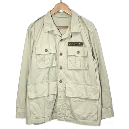M.I.D.A | ミダ SPINKER DRILL Bush Jacket ブッシュジャケット その他アウター M221100 グレー サイズ：M【倉吉店】