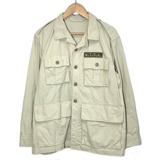 M.I.D.A | ミダ SPINKER DRILL Bush Jacket ブッシュジャケット その他アウター M221100 グレー サイズ：M【倉吉店】