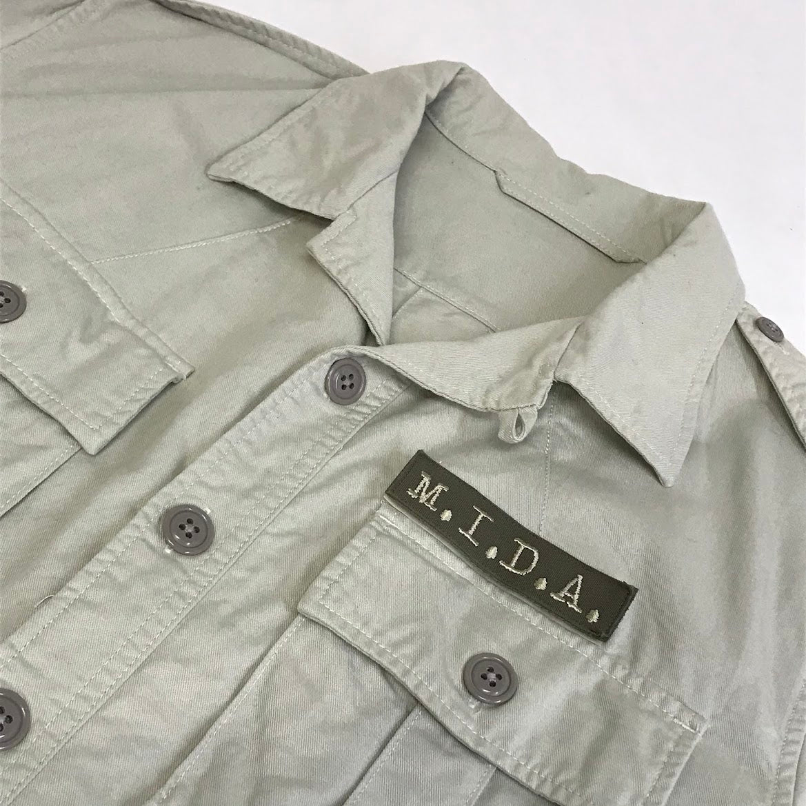 M.I.D.A | ミダ SPINKER DRILL Bush Jacket ブッシュジャケット その他アウター M221100 グレー サイズ：M【倉吉店】