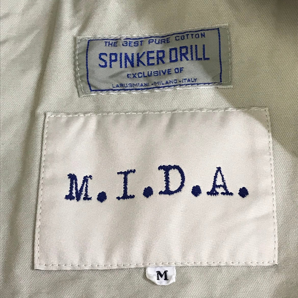 M.I.D.A | ミダ SPINKER DRILL Bush Jacket ブッシュジャケット その他アウター M221100 グレー サイズ：M【倉吉店】