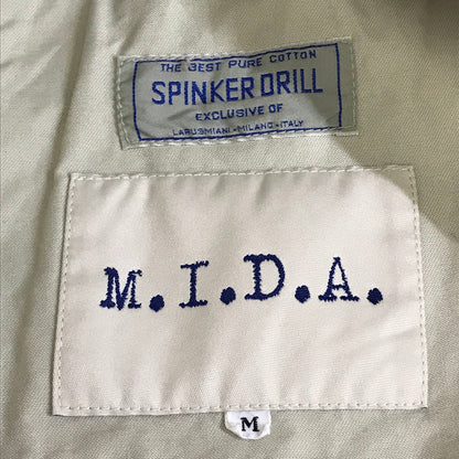 M.I.D.A | ミダ SPINKER DRILL Bush Jacket ブッシュジャケット その他アウター M221100 グレー サイズ：M【倉吉店】