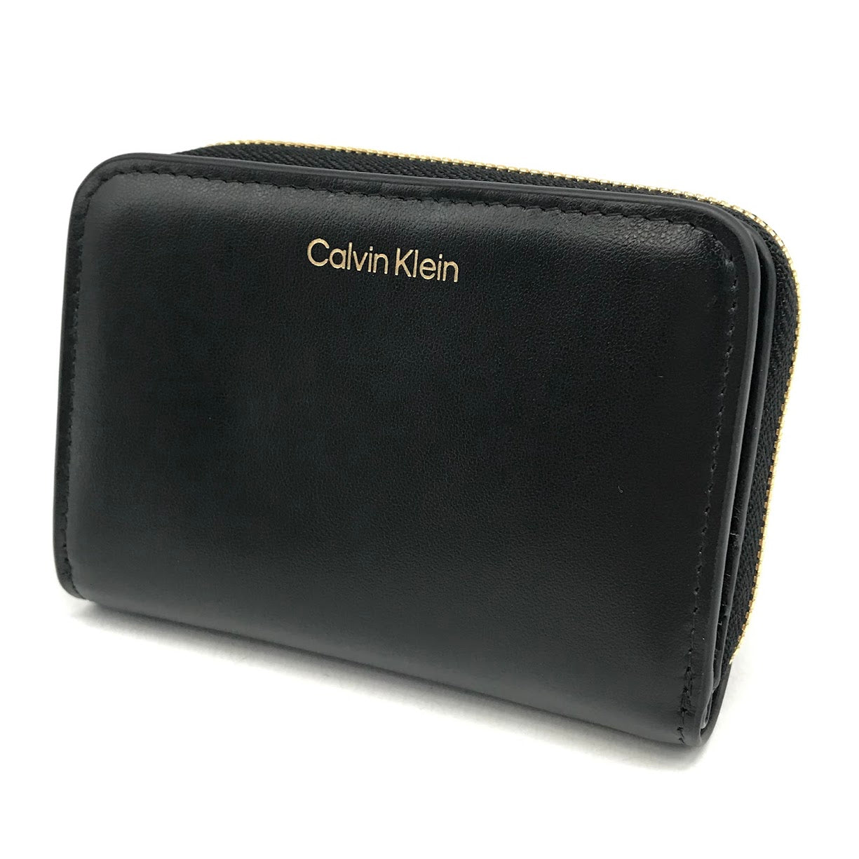 Calvin Klein | カルバンクライン CK MEDIUM FLAP ZIP AROUND 二つ折り財布 LV04F1075G ブラック【倉吉店】