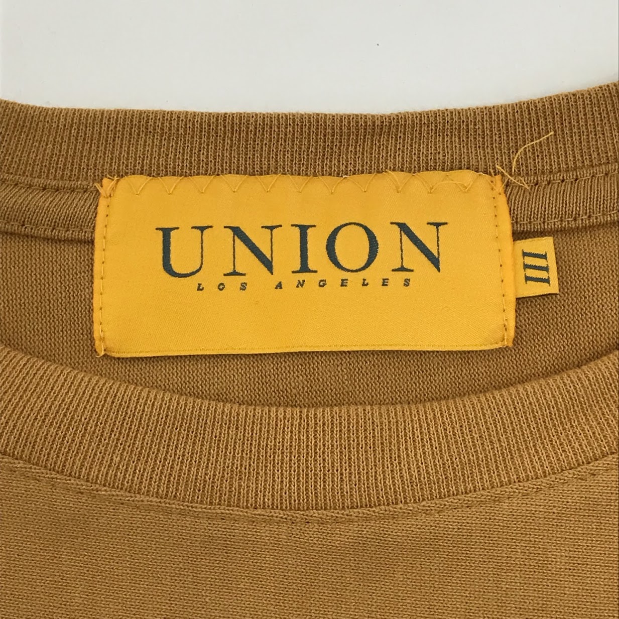 UNION | ユニオン ORIGINAL FRONT MAN LS CREW 長袖Ｔシャツ ブラウン サイズ：3【倉吉店】