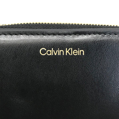 Calvin Klein | カルバンクライン CK MEDIUM FLAP ZIP AROUND 二つ折り財布 LV04F1075G ブラック【倉吉店】
