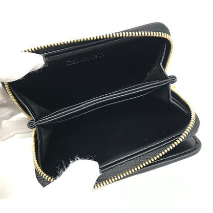 Calvin Klein | カルバンクライン CK MEDIUM FLAP ZIP AROUND 二つ折り財布 LV04F1075G ブラック【倉吉店】