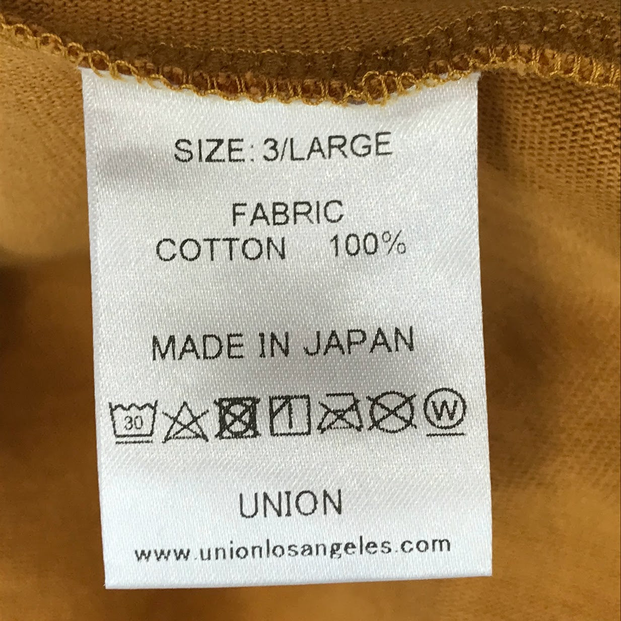 UNION | ユニオン ORIGINAL FRONT MAN LS CREW 長袖Ｔシャツ ブラウン サイズ：3【倉吉店】